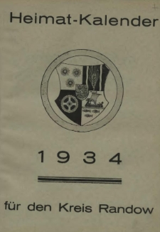 Heimat = Kalender für den Kreis Randow. 1934