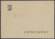 [Zaproszenie dla Kazimierza Stojałowskiego na uroczystość zakończenia studiów absolwentów Wydziału Lekarskiego Pomorskiej Akademii Medycznej]