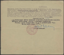 [Dokumenty urzędowe Niny Bogusz-Boguszewskiej-Dabrys]