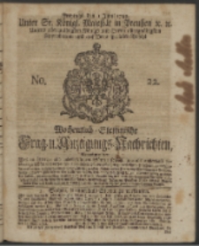 Wochentlich-Stettinische Frag- und Anzeigungs-Nachrichten. 1742 No. 22