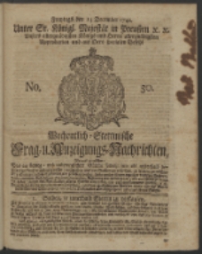 Wochentlich-Stettinische Frag- und Anzeigungs-Nachrichten. 1742 No. 50