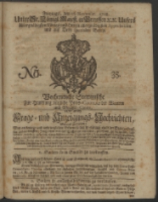 Wochentliche Stettinische zur Handlung nützliche Preis-Courante der Waaren und Wechsel-Cours, wie auch Frage- und Anzeigungs-Nachrichten. 1728 No. 35
