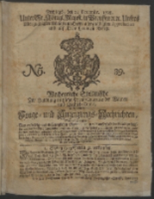 Wochentliche Stettinische zur Handlung nützliche Preis-Courante der Waaren und Wechsel-Cours, wie auch Frage- und Anzeigungs-Nachrichten. 1728 No. 39