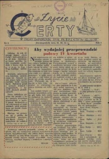 Życie CERTY. R, 1954 nr 1
