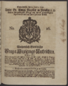 Wochentlich-Stettinische Frag- und Anzeigungs-Nachrichten. 1747 No. 26