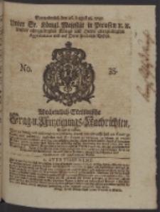 Wochentlich-Stettinische Frag- und Anzeigungs-Nachrichten. 1747 No. 35