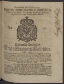 Wochentlich-Stettinische Frag- und Anzeigungs-Nachrichten. 1747 No. 41