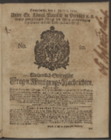 Wochentlich-Stettinische Frag- und Anzeigungs-Nachrichten. 1750 No. 10