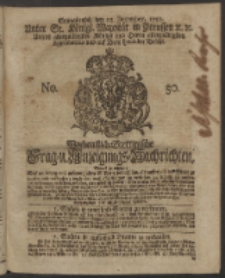 Wochentlich-Stettinische Frag- und Anzeigungs-Nachrichten. 1750 No. 50