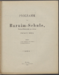 Programm der Barnim-Schule Knaben-Mittelschule zu Stettin. 1899