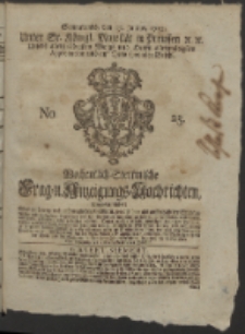 Wochentlich-Stettinische Frag- und Anzeigungs-Nachrichten. 1752 No. 25 + Anhang