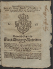Wochentlich-Stettinische Frag- und Anzeigungs-Nachrichten. 1752 No. 26 + Anhang