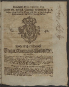 Wochentlich-Stettinische Frag- und Anzeigungs-Nachrichten. 1752 No. 40 + Anhang