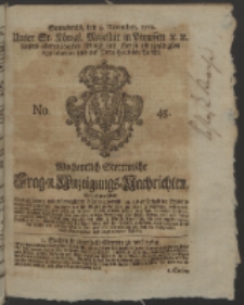 Wochentlich-Stettinische Frag- und Anzeigungs-Nachrichten. 1752 No. 45 + Anhang