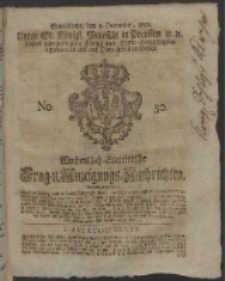 Wochentlich-Stettinische Frag- und Anzeigungs-Nachrichten. 1752 No. 50 + Anhang