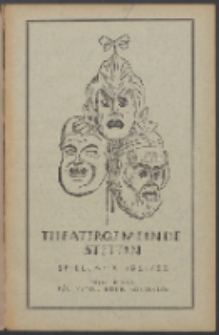 Monatsheft der Theatergemeinde e.V. Stettin. Jg. 1, 1921/22 H. 9