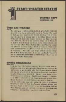 Stadt-Theater Stettin. 1930 H. 4