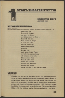 Stadt-Theater Stettin. 1931 H. 7