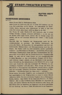 Stadt-Theater Stettin. 1931 H. 11