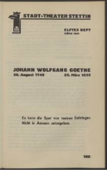 Stadt-Theater Stettin. 1932 H. 11