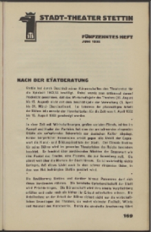 Stadt-Theater Stettin. 1932 H. 15