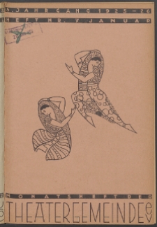 Monatsheft der Theatergemeinde e.V. Stettin. Jg. 5, 1926 H. Nr. 7