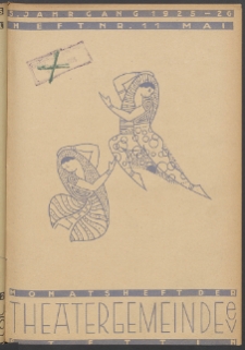 Monatsheft der Theatergemeinde e.V. Stettin. Jg. 5, 1926 Nr. 11