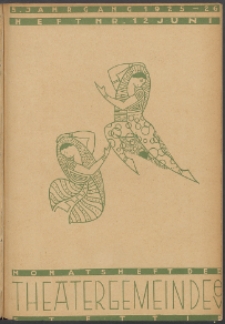 Monatsheft der Theatergemeinde e.V. Stettin. Jg. 5, 1926 Nr. 12