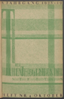 Monatsheft der Theatergemeinde e.V. Stettin. Jg. 8, 1928 H. Nr. 4