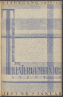 Monatsheft der Theatergemeinde e.V. Stettin. Jg. 8, 1929 H. Nr. 7