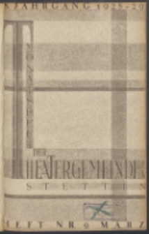 Monatsheft der Theatergemeinde e.V. Stettin. Jg. 8, 1929 H. Nr. 9