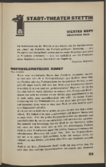 Stadt-Theater Stettin. 1932 H. 4