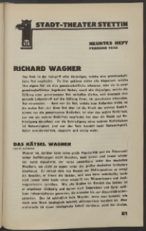 Stadt-Theater Stettin. 1933 H. 9