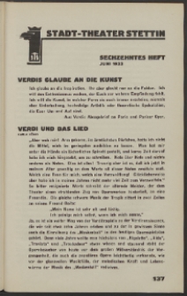 Stadt-Theater Stettin. 1933 H. 16