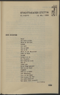 Stadt-Theater Stettin. 1934 H. 17