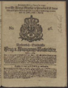 Wochentlich-Stettinische Frag- und Anzeigungs-Nachrichten. 1738 No. 46
