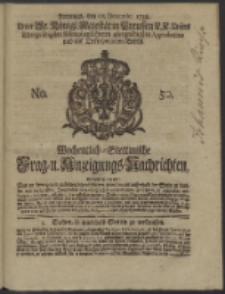 Wochentlich-Stettinische Frag- und Anzeigungs-Nachrichten. 1738 No. 50