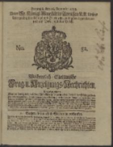Wochentlich-Stettinische Frag- und Anzeigungs-Nachrichten. 1738 No. 52