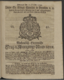 Wochentlich-Stettinische Frag- und Anzeigungs-Nachrichten. 1743 No. 41
