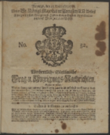 Wochentliche Stettinische zur Handlung n&uuml;tzliche Preis-Courante der Waaren und Wechsel-Cours, wie auch Frage- und Anzeigungs-Nachrichten. 1736 No. 52