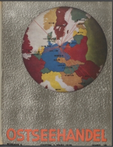 Ostsee-Handel : Wirtschaftszeitschrift für der Wirtschaftsgebiet des Gaues Pommern und der Ostsee und Südostländer. Jg. 19, 1939 Nr. 5