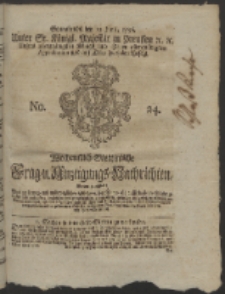 Wochentlich-Stettinische Frag- und Anzeigungs-Nachrichten. 1756 No. 24 + Anhang