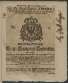 Wochentlich-Stettinische Frag- und Anzeigungs-Nachrichten. 1751 No. 11