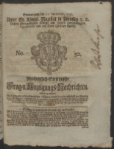 Wochentlich-Stettinische Frag- und Anzeigungs-Nachrichten. 1756 No. 50 + Anhang