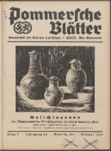 Pommersche Blätter : Kampfblatt für Erzieher und Schule. Jg. 64, 1939 Folge 3