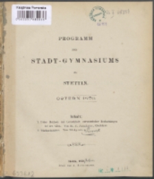 Programm 1870