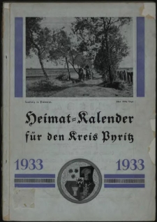 Heimat = Kalender für den Kreis Pyritz.1933