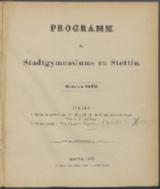 Programm 1872
