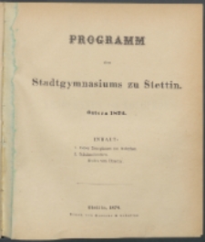 Programm 1874