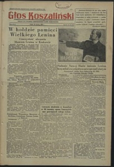 Głos Koszaliński. 1954, styczeń, nr 18